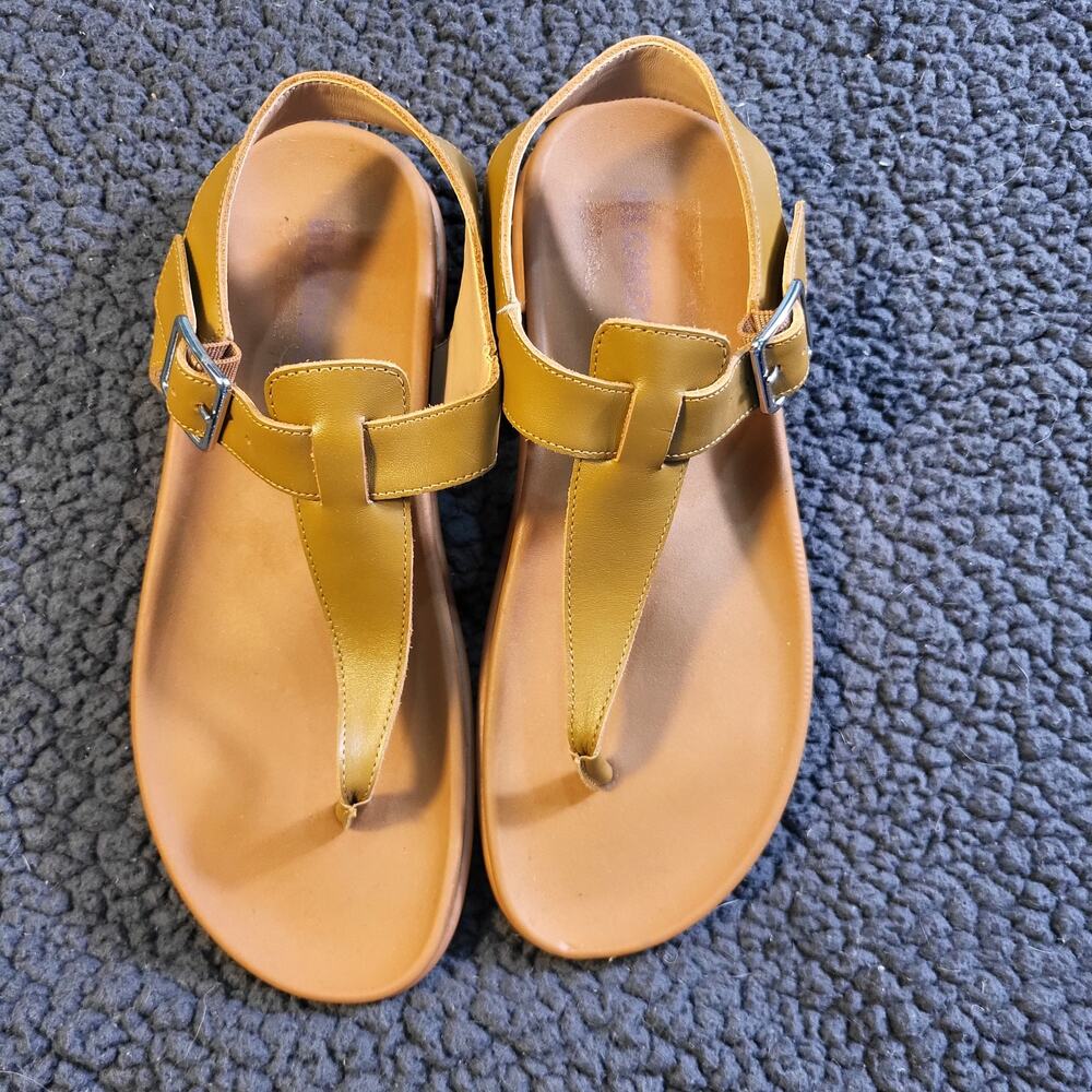NEW Blondo Nelli brown leather Sandal Women's size 8.5